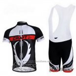 2011 Abbigliamento Ciclismo Craft Bianco e Nero Manica Corta e Salopette