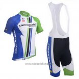 2013 Abbigliamento Ciclismo Cannondale Campione Blu Manica Corta e Salopette