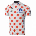 2016 Abbigliamento Ciclismo Tour de France Bianco e Rosso Manica Corta e Salopette