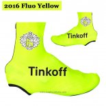 2016 Saxo Bank Tinkoff Copriscarpe Ciclismo Giallo