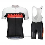2018 Abbigliamento Ciclismo Scott RC Arancione Manica Corta e Salopette