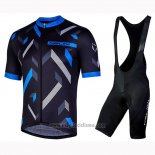 2019 Abbigliamento Ciclismo Nalini Descesa 2.0 Nero Blu Manica Corta e Salopette