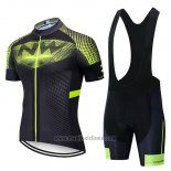 2019 Abbigliamento Ciclismo Northwave Nero Verde Manica Corta e Salopette