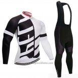 2019 Abbigliamento Ciclismo Specialized Nero Bianco Manica Lunga e Salopette