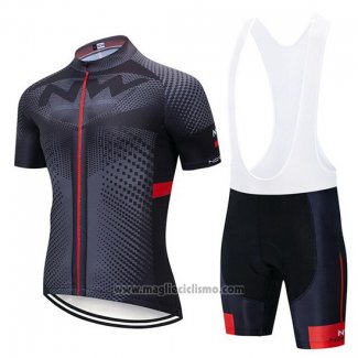 2020 Abbigliamento Ciclismo Northwave Grigio Bianco Manica Corta e Salopette