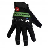 2020 Cannondale Garmin Guanti Dita Lunghe Ciclismo Verde Nero