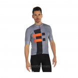 2021 Abbigliamento Ciclismo Sportful Grigio Arancione Manica Corta e Salopette