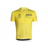 2021 Abbigliamento Ciclismo Tour de France Giallo Manica Corta e Salopette