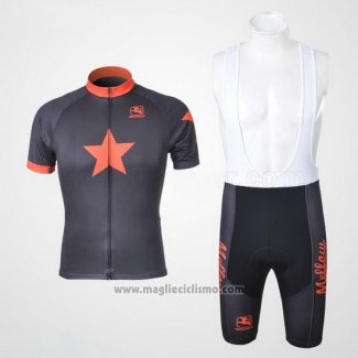 2010 Abbigliamento Ciclismo Johnnys Arancione e Nero Manica Corta e Salopette