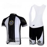 2010 Abbigliamento Ciclismo Pearl Izumi Nero e Bianco Manica Corta e Salopette