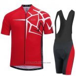 2017 Abbigliamento Ciclismo Gore Bike Wear Power Adrenaline Rosso Manica Corta e Salopette