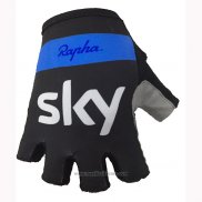 2018 Sky Guanti Corti Ciclismo Nero Blu