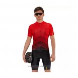 2021 Abbigliamento Ciclismo Mavic Rosso Nero Manica Corta e Salopette
