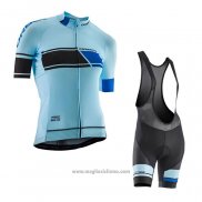 2021 Abbigliamento Ciclismo Orbea Azzurro Manica Corta e Salopette