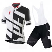 2016 Abbigliamento Ciclismo Specialized Bianco e Nero Manica Corta e Salopette(4)