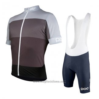 2017 Abbigliamento Ciclismo Poc Fondo Elements Marrone Manica Corta e Salopette