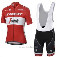 2017 Abbigliamento Ciclismo Trek Segafredo Campione Australia Manica Corta e Salopette