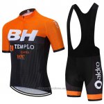 2020 Abbigliamento Ciclismo BH Templo Arancione Bianco Nero Manica Corta e Salopette
