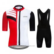 2020 Abbigliamento Ciclismo Le Col Nero Bianco Rosso Manica Corta e Salopette