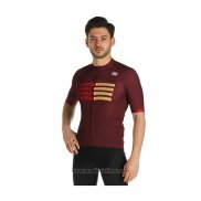 2021 Abbigliamento Ciclismo Sportful Spento Rosso Manica Corta e Salopette