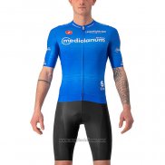 2022 Abbigliamento Ciclismo Giro d'Italia Blu Manica Corta e Salopette