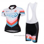 Abbigliamento Ciclismo Donne To The Fore Nero e Bianco Manica Corta e Salopette