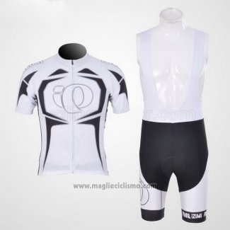 2011 Abbigliamento Ciclismo Pearl Izumi Nero e Bianco Manica Corta e Salopette