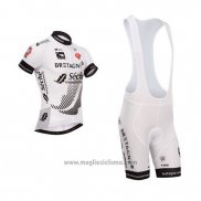 2015 Abbigliamento Ciclismo Seche Nero e Bianco Manica Corta e Salopette