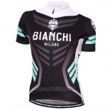 2016 Abbigliamento Ciclismo Donne Bianchi Nero Manica Corta e Salopette