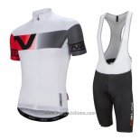 2016 Abbigliamento Ciclismo Nalini Bianco e Rosso Manica Corta e Salopette