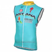 2016 Gilet Antivento Astana Blu e Giallo