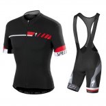 2018 Abbigliamento Ciclismo Specialized Nero Rosso Bianco Manica Corta e Salopette