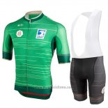 2019 Abbigliamento Ciclismo Castelli UAE Tour Verde Manica Corta e Salopette