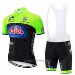 2019 Abbigliamento Ciclismo Neri Italia Verde Nero Manica Corta e Salopette