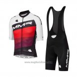 2020 Abbigliamento Ciclismo MMR Bianco Nero Rosso Manica Corta e Salopette