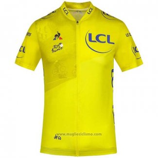 2020 Abbigliamento Ciclismo Tour de France Giallo Manica Corta e Salopette(2)