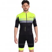 2022 Abbigliamento Ciclismo Nalini Giallo Manica Corta e Salopette