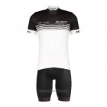 2022 Abbigliamento Ciclismo Scott Bianco Manica Corta e Salopette