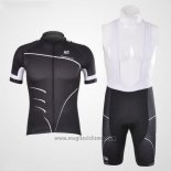 2012 Abbigliamento Ciclismo Pinarello Nero e Bianco Manica Corta e Salopette