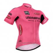 2015 Abbigliamento Ciclismo Giro d'Italia Rosa Manica Corta e Salopette