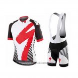 2016 Abbigliamento Ciclismo Specialized Grigio e Bianco Manica Corta e Salopette