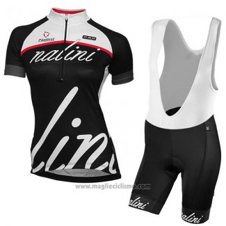 2017 Abbigliamento Ciclismo Donne Nalini Classic Nero Manica Corta e Salopette