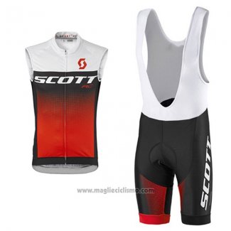 2017 Gilet Antivento Scott Rosso