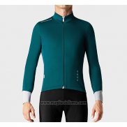 2019 Abbigliamento Ciclismo La Passione Verde Bianco Manica Lunga e Salopette