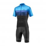 2021 Abbigliamento Ciclismo Giant Nero Blu Manica Corta e Salopette(1)