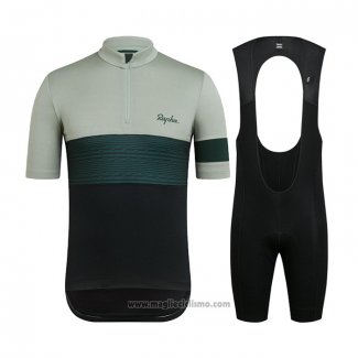 2021 Abbigliamento Ciclismo Rapha Chiaro Verde Manica Corta e Salopette