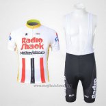 2011 Abbigliamento Ciclismo Johnnys Bianco e Rosso Manica Corta e Salopette