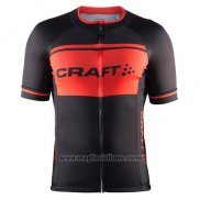 2016 Abbigliamento Ciclismo Craft Nero e Arancione Manica Corta e Salopette