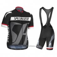 2016 Abbigliamento Ciclismo Specialized Grigio Manica Corta e Salopette