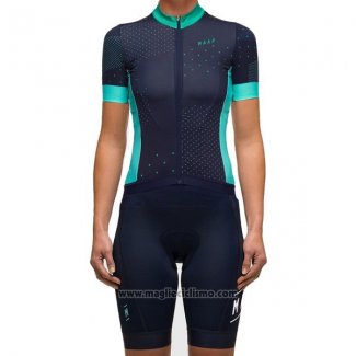 2017 Abbigliamento Ciclismo Donne Maap Nero Manica Corta e Salopette